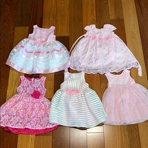 4 formal pink dress bundle